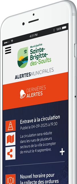 Alertes - Municipalité de Sainte-Brigitte-des-Saults